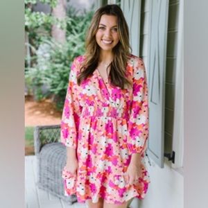 NWT Melissa McDowell Carolyn Dress in “Bloom Again Pink”. Size XXL